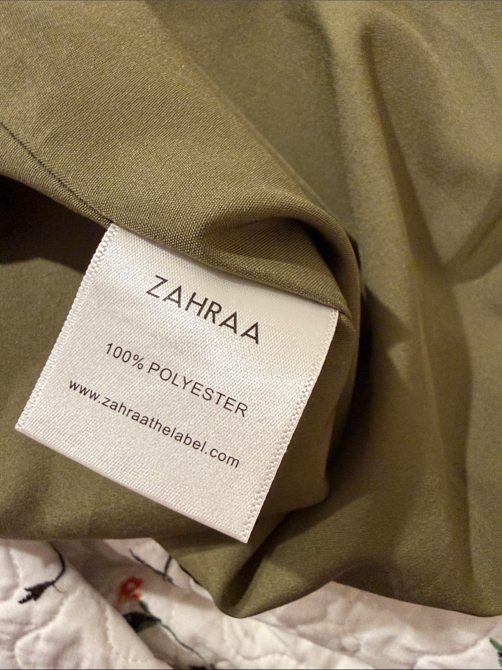Zahraa dress olive size small - Picture 9 of 9